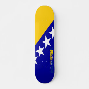 Bosnische glatte Flagge Skateboard