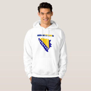 Bosnische Landesflagge Hoodie