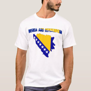 Bosnische Landesflagge T-Shirt