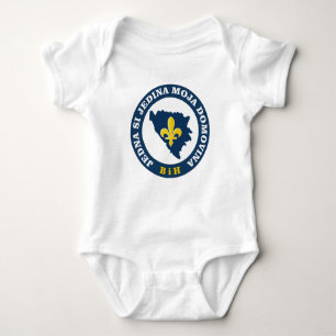 Bosnische Lilie Baby Strampler