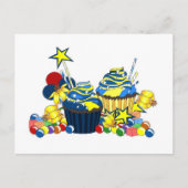 Bosnische Süßigkeiten Postcard Postkarte (Vorderseite)