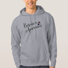 bosnischer Amerikaner Entwindet Hearts Hoodie