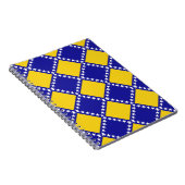 Bosnischer Flaggenverlauf Notizblock (Rechte Seite)