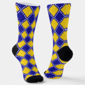 Bosnischer Flaggenverlauf Socken (Gewinkelt)