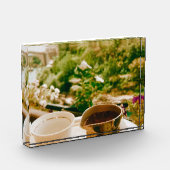 Bosnischer Kaffeepause in Mostar Fotoblock (Links)