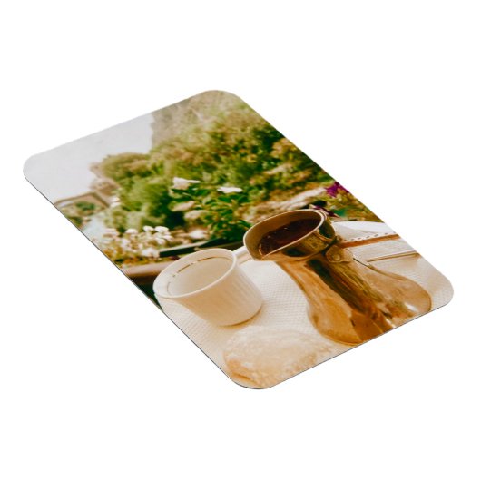 Bosnischer Kaffeepause in Mostar Magnet (Rechte Seite)