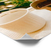 Bosnischer Kaffeepause in Mostar Poster (Ecke)