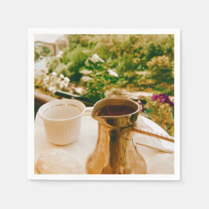 Bosnischer Kaffeepause in Mostar Serviette