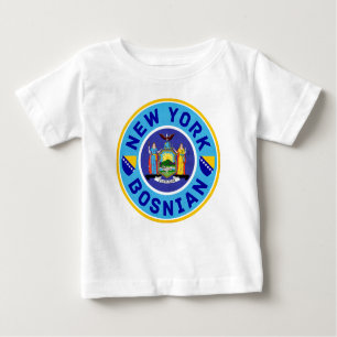 bosnischer New Yorker Amerikaner Baby T-shirt