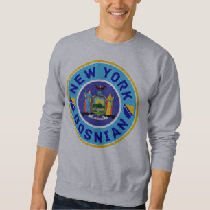 bosnischer New Yorker Amerikaner Sweatshirt
