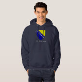 Bosnisches Emblem Hoodie (Vorne ganz)