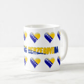 Bosnisches Herz Kaffeetasse (VorderseiteRechts)