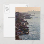 Bosporus bei Sonnenuntergang Postkarte (Vorne/Hinten)