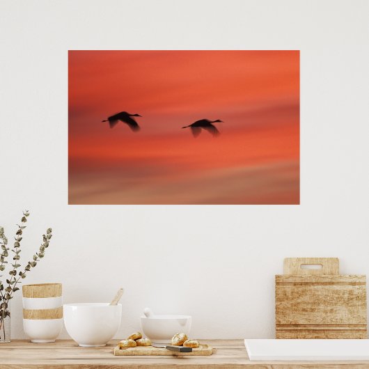 Bosque del Apache Wildlife Refuge | New Mexico Poster (Küche)