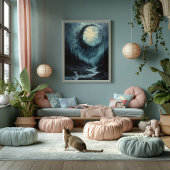 Bosque del Eclipse Lunar: Amanecer Místico Poster