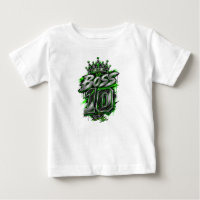 Boss 10 – Grüne Neon Streetwear Grafik