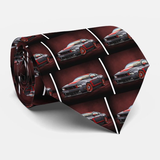 Boss_302_black_Laguna_Seca Krawatte (Gerollt)