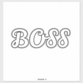 BOSS ADORABLE DESIGN AUFKLEBER (Blatt)