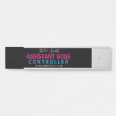 BOSS-Assistent, Manager. Assistant Manager Türschild (Vorderseite )