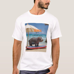 Boss auf Urlaub Moo Deng Serie T - Shirt