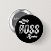 Boss Auntie Baby Mütter Day Button (Vorne & Hinten)