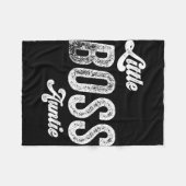 Boss Auntie Baby Mütter Day Fleecedecke (Vorderseite (Horizontal))