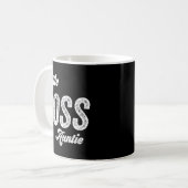 Boss Auntie Baby Mütter Day Kaffeetasse (Vorderseite Links)