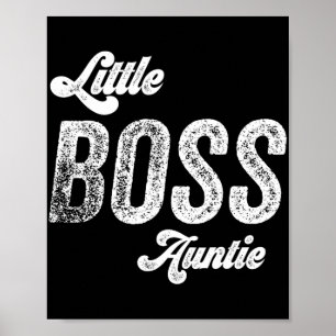 Boss Auntie Baby Mütter Day Poster