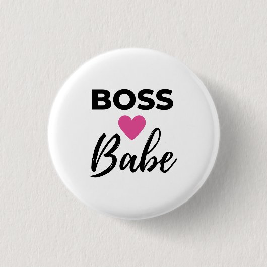 Boss Babe 2 Button (Vorderseite)