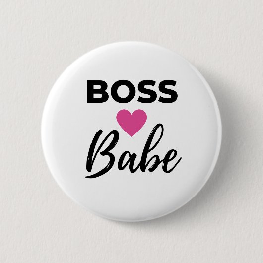 Boss Babe 2 Button (Vorderseite)