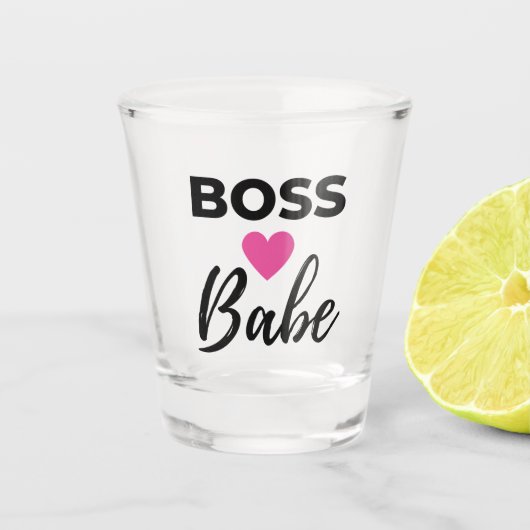 Boss Babe 2 Schnapsglas (Vorderseite)