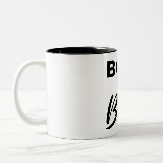 Boss Babe 2 Zweifarbige Tasse (Links)