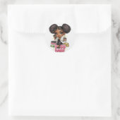 Boss-Babe-Aufkleber Runder Aufkleber (Tasche)