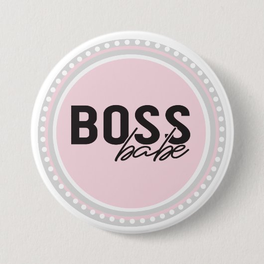 Boss Babe Button (Vorderseite)