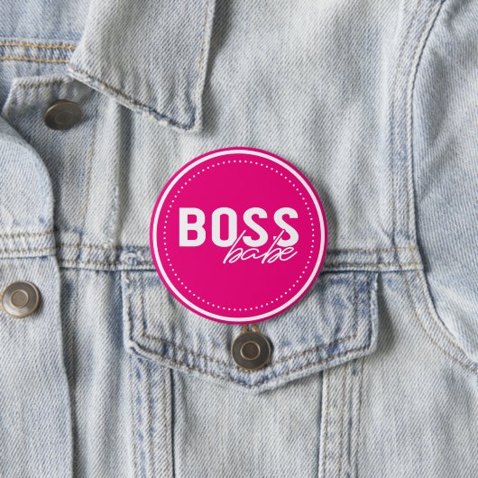 Boss Babe Button (Beispiel)