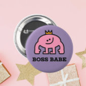 Boss Babe Button - Pinback-Flair