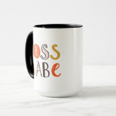 Boss Babe Coffee Tasse (Vorderseite Links)