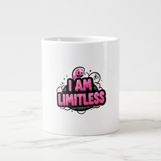 Boss Babe Digitale Geschenke Jumbo-Tasse (Vorderseite)