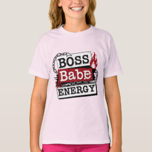 Boss Babe Energie – Pink Power T-Shirt