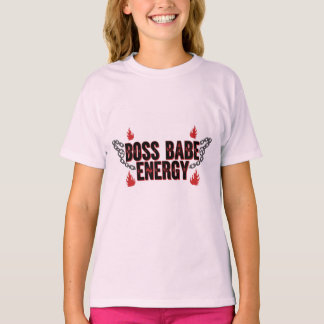 Boss Babe Energie – Pink Power T-Shirt