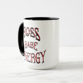 Boss Babe Energy Tasse (Vorderseite Links)