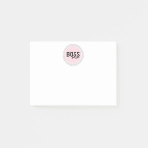 Boss Babe - Girl Boss Post-it Klebezettel