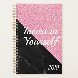 Boss Babe, Investieren Sie in sich, Hustle, Glitze Planer