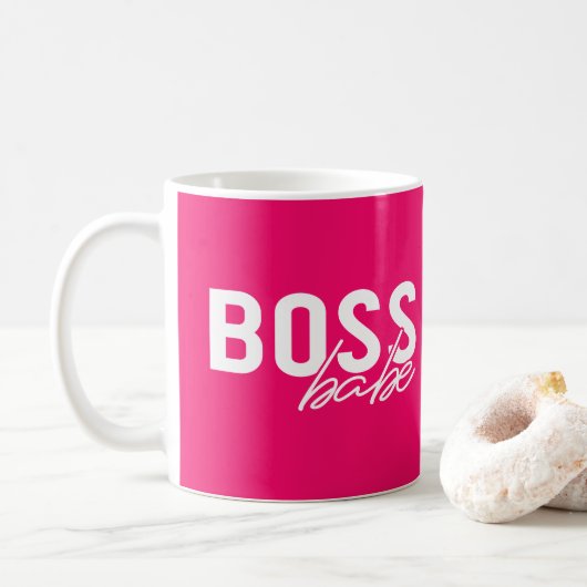 Boss Babe Kaffeetasse (Mit Donut)