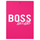 Boss Babe Klemmbrett (Rückseite)