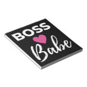 Boss Babe Notizblock (angewinkelt)