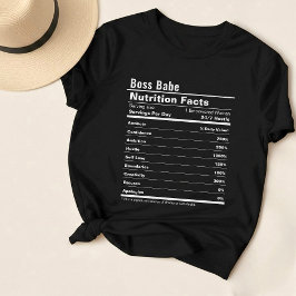 Boss Babe Nutrition Fakten T-Shirt