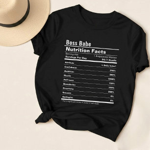 Boss Babe Nutrition Fakten T-Shirt