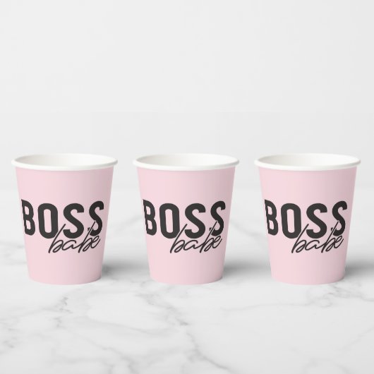 Boss Babe Pappbecher (Multi)