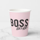 Boss Babe Pappbecher (Vorderseite)